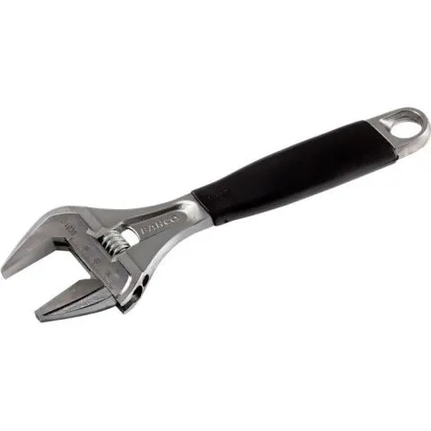Billig 9029 C Bahco Skiftnyckel förkromad, extra stor gripvidd 170 mm